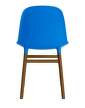 Form Chair Walnut, bright blue