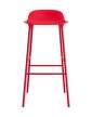 Form Bar Chair 75 cm Steel, bright red