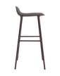 Form Bar Chair 75 cm Steel, brown