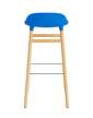 Form Bar Chair 75 cm Oak, bright blue