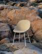 Mat Chair Steel, hemp/cream