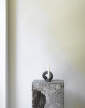 Crooked Candlestick One Aluminium, grey