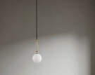 Miira 1 Pendant, brass/opal