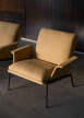 Muno Lounge Chair w. Arms LN19, Clay 7/black