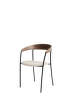Missing Armchair, lacquered walnut/Barnum 24