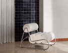 Fave Chair, chrome/Spectrum Mineral