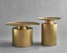 Pillar Table, brass