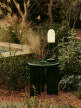 Deya Side Table, dark green