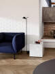Plinth Side Table Cubic, Carrara