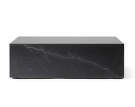 Plinth Lounge Table Low, Nero Marquina