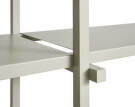 Woody Shelving System High, smokey grey