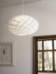 Patera Oval Pendant Light, white