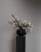 Wabi Vase Medio, smoked forest