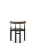 Bukowski Chair Fully Upholstered, black/Wooly Plus 1008