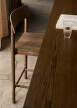 In Between SK28 Bar Table, smoked lacquered oak