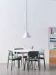 Compass Pendant 430, brushed aluminium