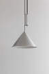 Compass Adjustable Pendant 430, brushed aluminium