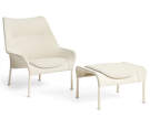 O2 Ottoman, cream textile