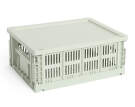 Colour Crate Lid Plastic Medium, mint