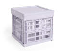 Colour Crate Lid Plastic Cube/Medium Square, lavender