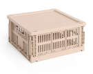 Colour Crate Lid Plastic Cube/Medium Square, powder