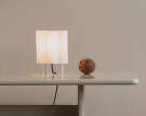 Boe Table Lamp, silver/natural