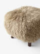 Little Petra ATD1 Pouf, walnut/sheepskin Honey-1