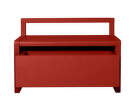 Little Architect Storage Bench, poppy red
