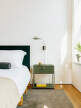 USM Haller M54 Bedside Table, olive green