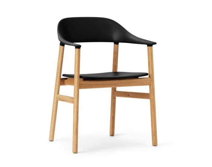 Židle Herit Armchair Oak, black