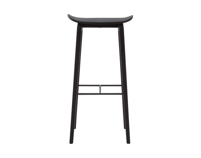 NY11 Bar Stool High, black oak