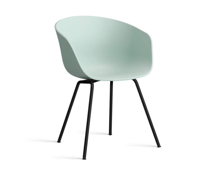 AAC 26 Chair Black Steel, dusty mint