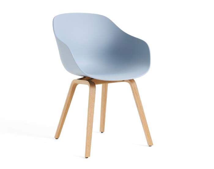 AAC 222 Chair Oak, slate blue