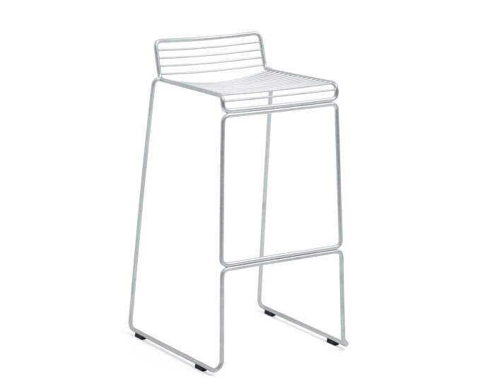 Hee Bar Stool High, hot galvanised