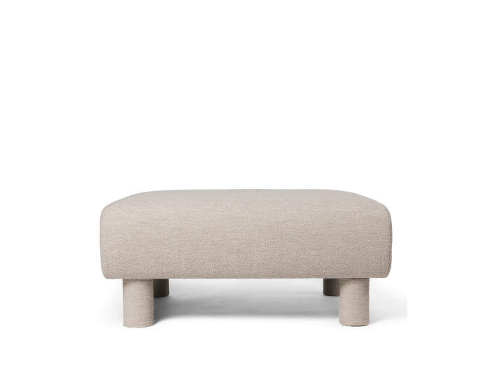 Dase Ottoman, Soft Bouclé natural