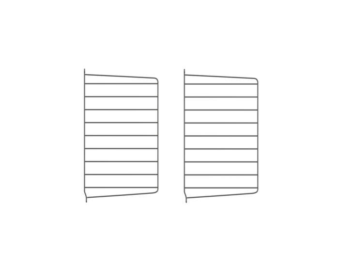 String Wall Panel 50 x 30, 2pcs, dark grey