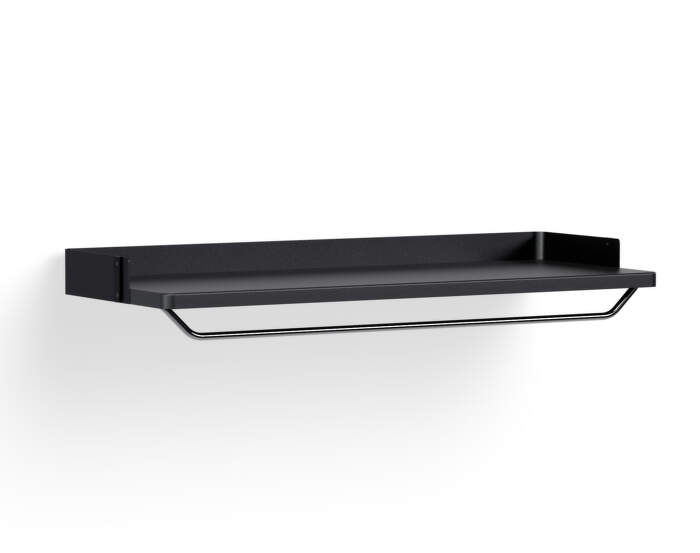 Pier System Shelf with Hanger, black