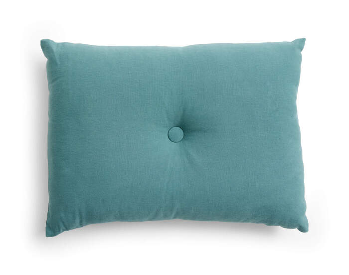 Dot Cushion Linen, petrol