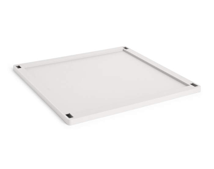 Colour Crate Lid Plastic Large Square, off-white