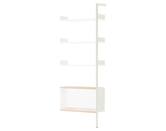 Rombe IF6 Add-on Bay Cabinet, alabaster