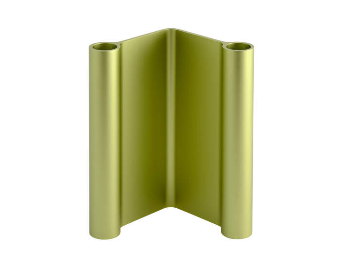 Pair Candleholder H18, green