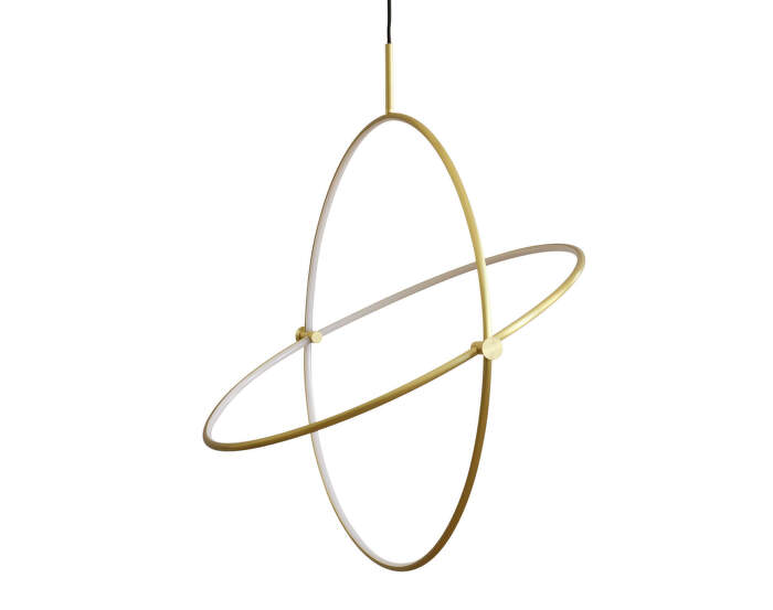 Maru Pendant Ø60, brass