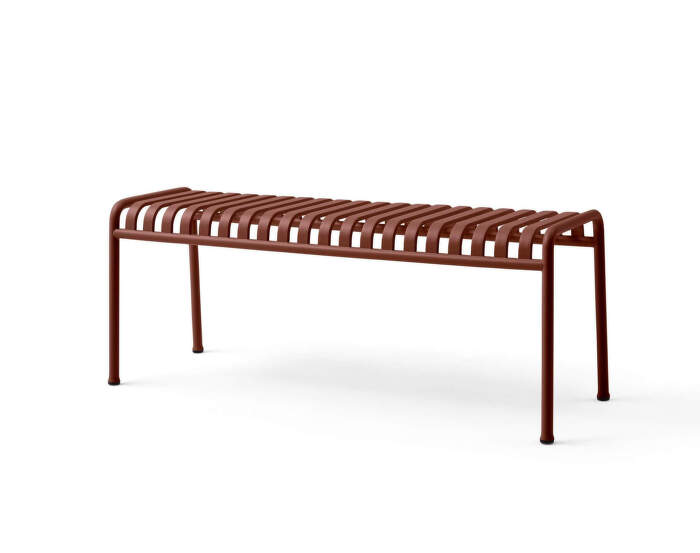 Palissade Bench, iron red