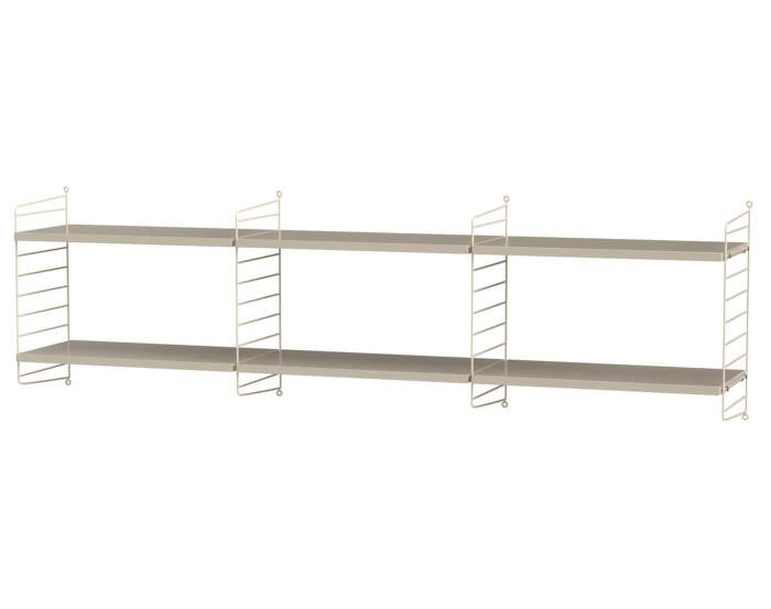 String Living Room O Shelving Set, beige