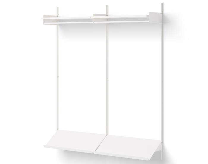 Wardrobe Shelf 2, white/white