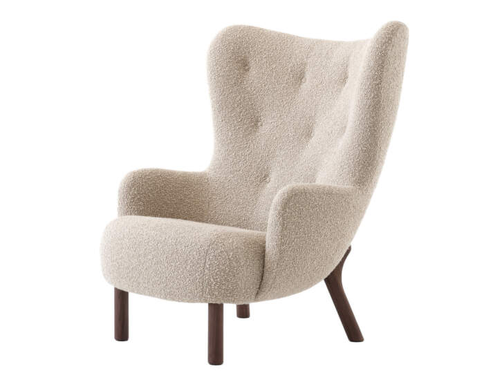 Petra VB3 Louge Chair, walnut/Karakorum 003