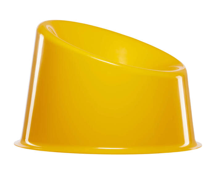 Panto Pop Lounge Chair, yellow