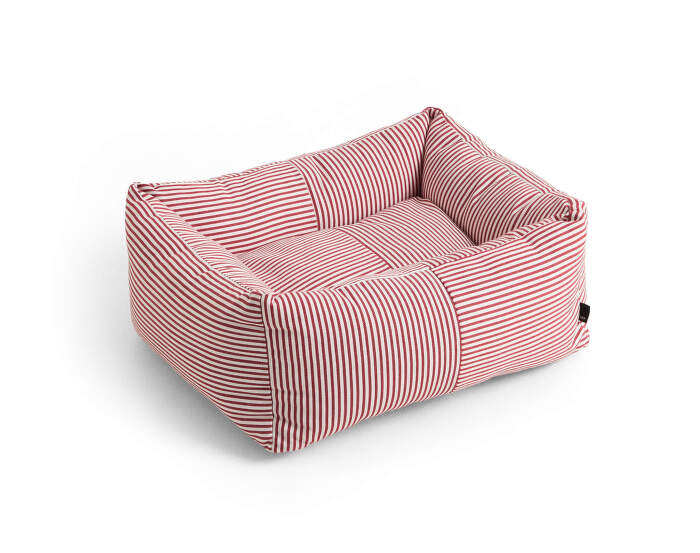 HAY Dogs Bed Zip XS, red and white stripe