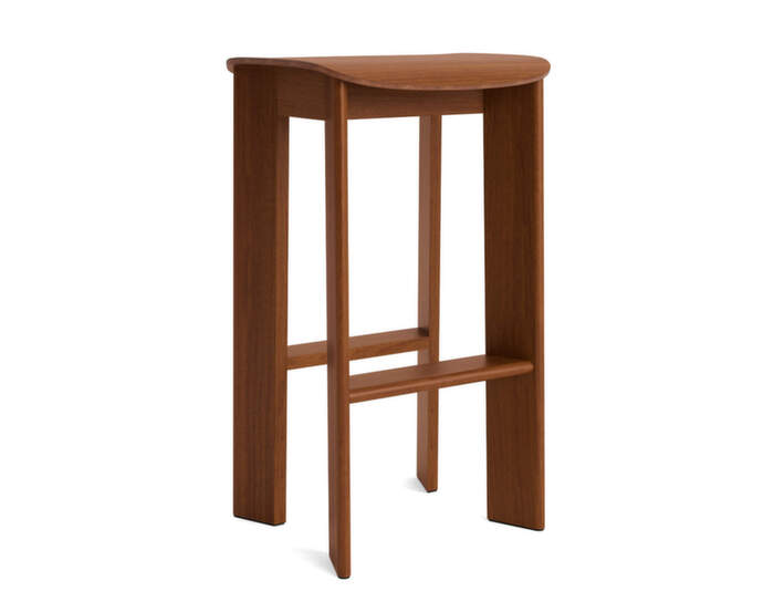 Chisel 30 Bar Stool H75, walnut