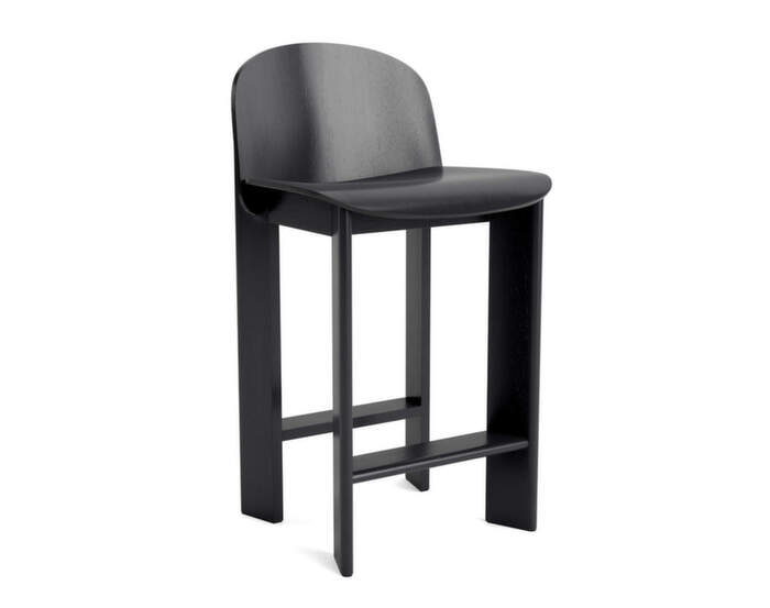 Chisel 35 Bar Stool H65, black oak